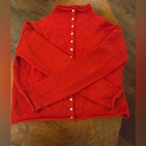 Alex Mill Red Taylor Cardigan